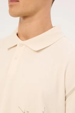 Funkshen Cropped Polo Shirt Cream