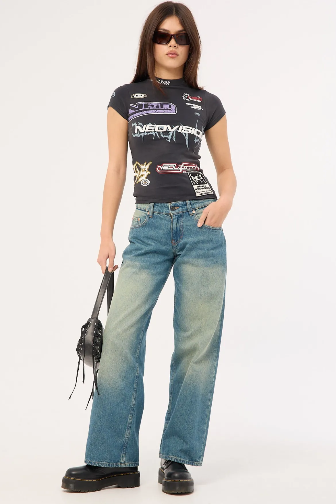 Fury Baby Tee Washed Black
