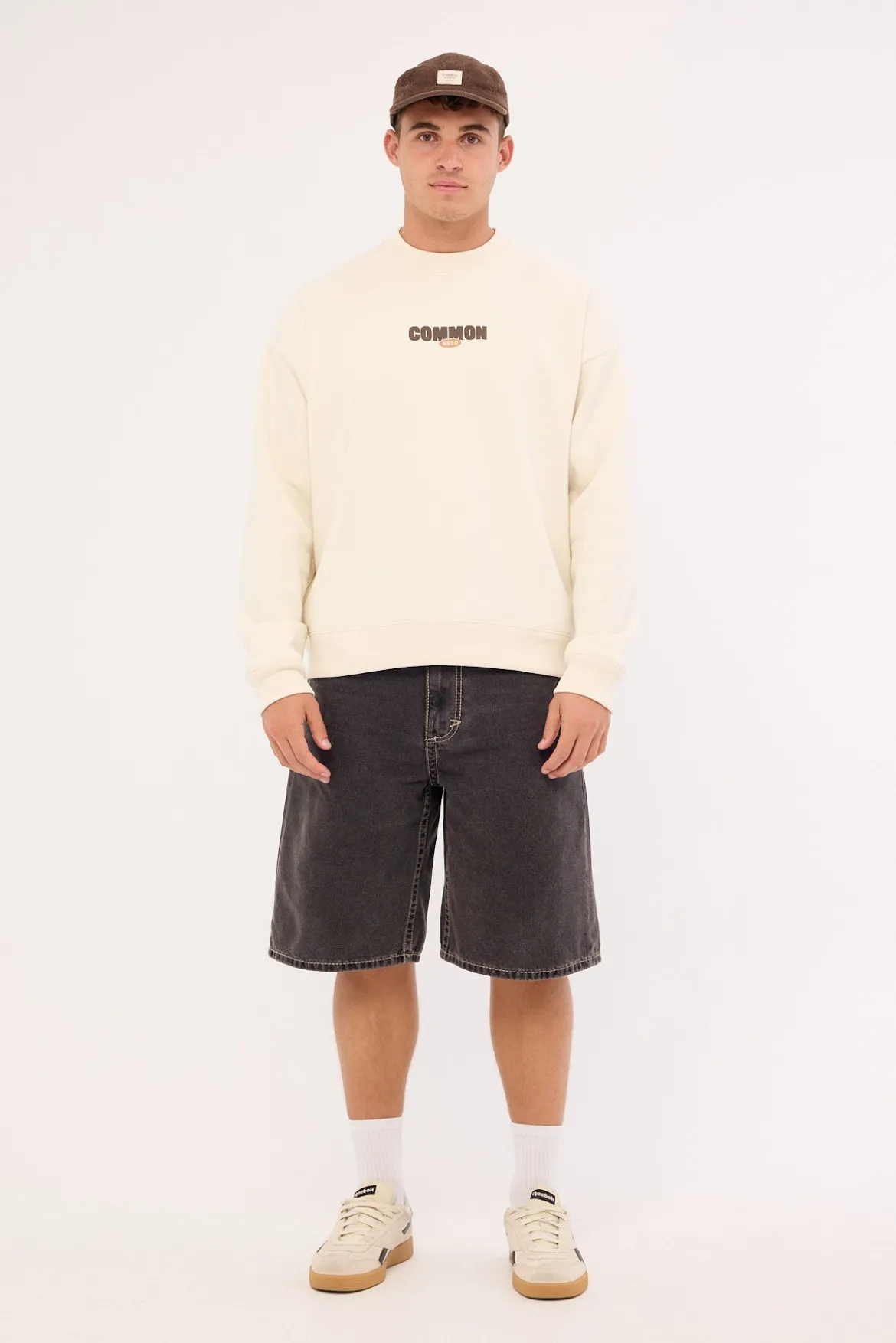 Gallery Crew Sweater Off White