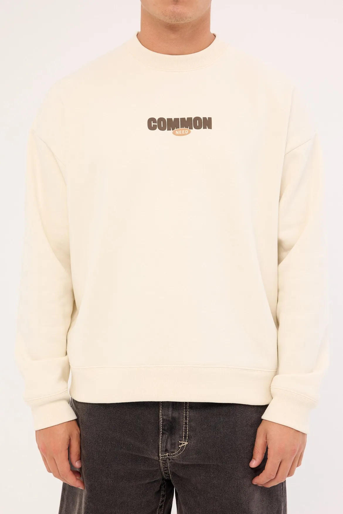 Gallery Crew Sweater Off White
