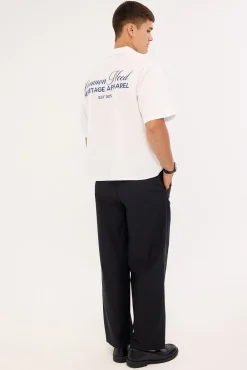 Garrison Pleated Tailored Trouser Black