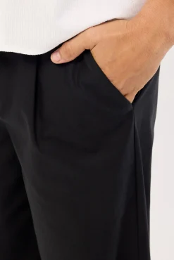 Garrison Pleated Tailored Trouser Black