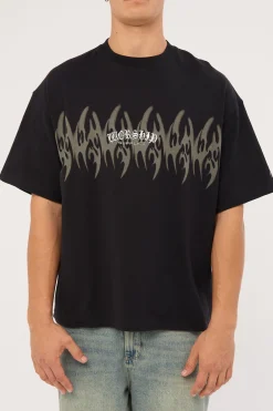 Ghosted Oversize Tee Black