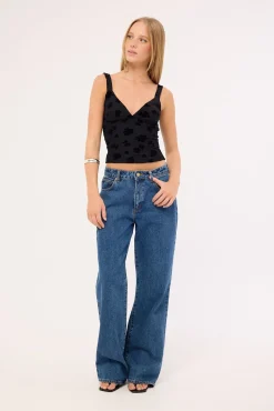 Gia Cami Top Black