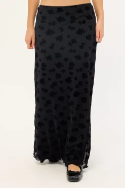 Gia Maxi Skirt Black