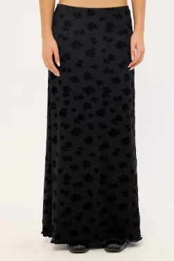 Gia Maxi Skirt Black