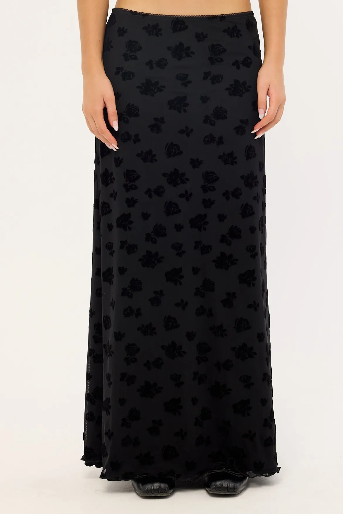Gia Maxi Skirt Black
