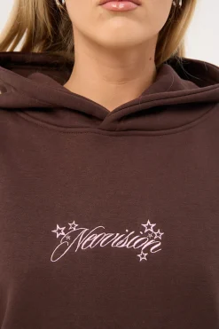 Glint Relaxed Hoodie Coffee