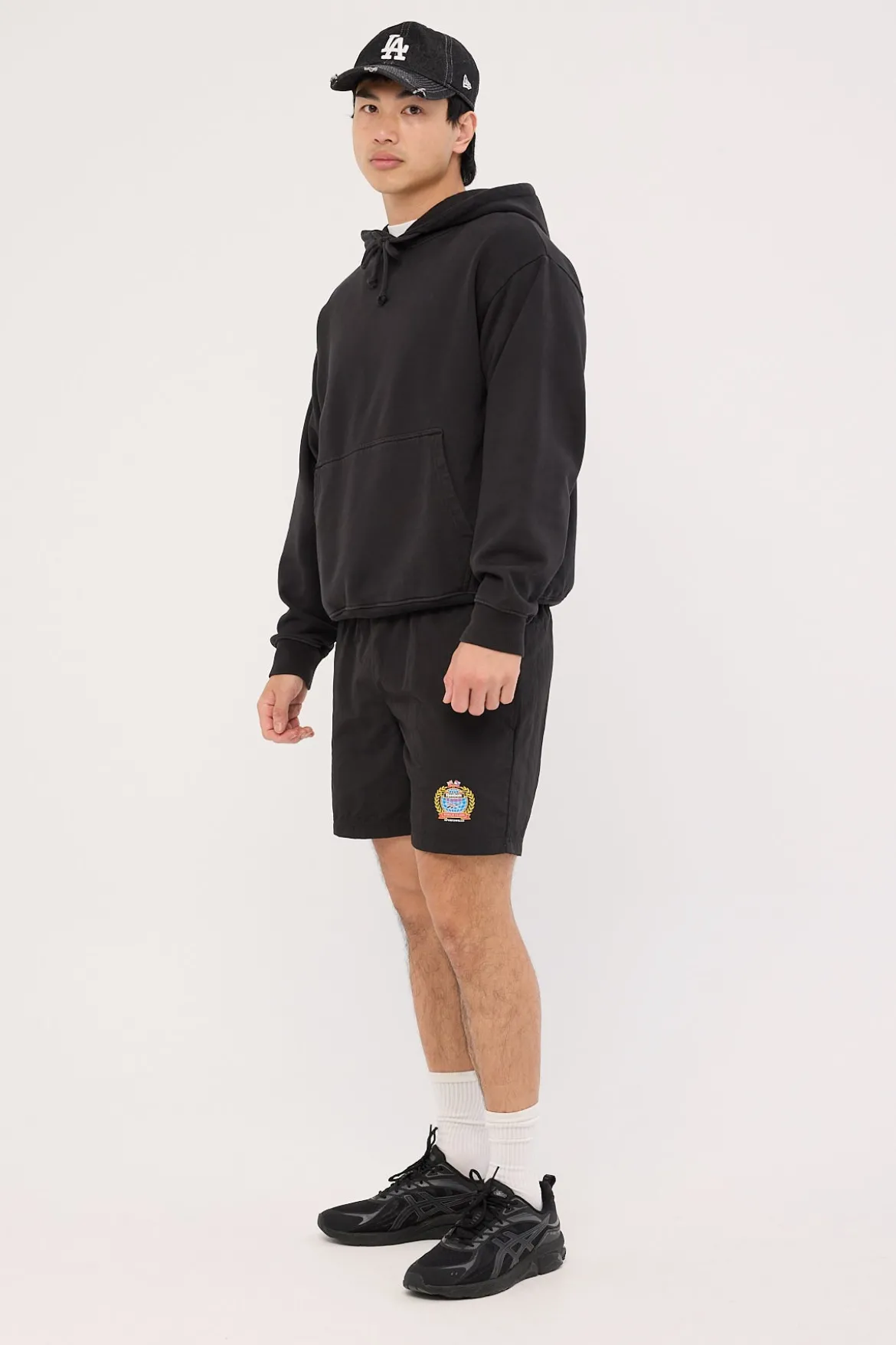 Global Woven Shorts Black