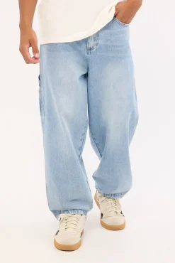 Glory Biggest Slacker Baggy Carpenter Jean Endless Blue