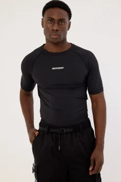 Glyph Slim Compression Tee Black