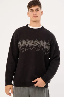 Gnasher Knit Black