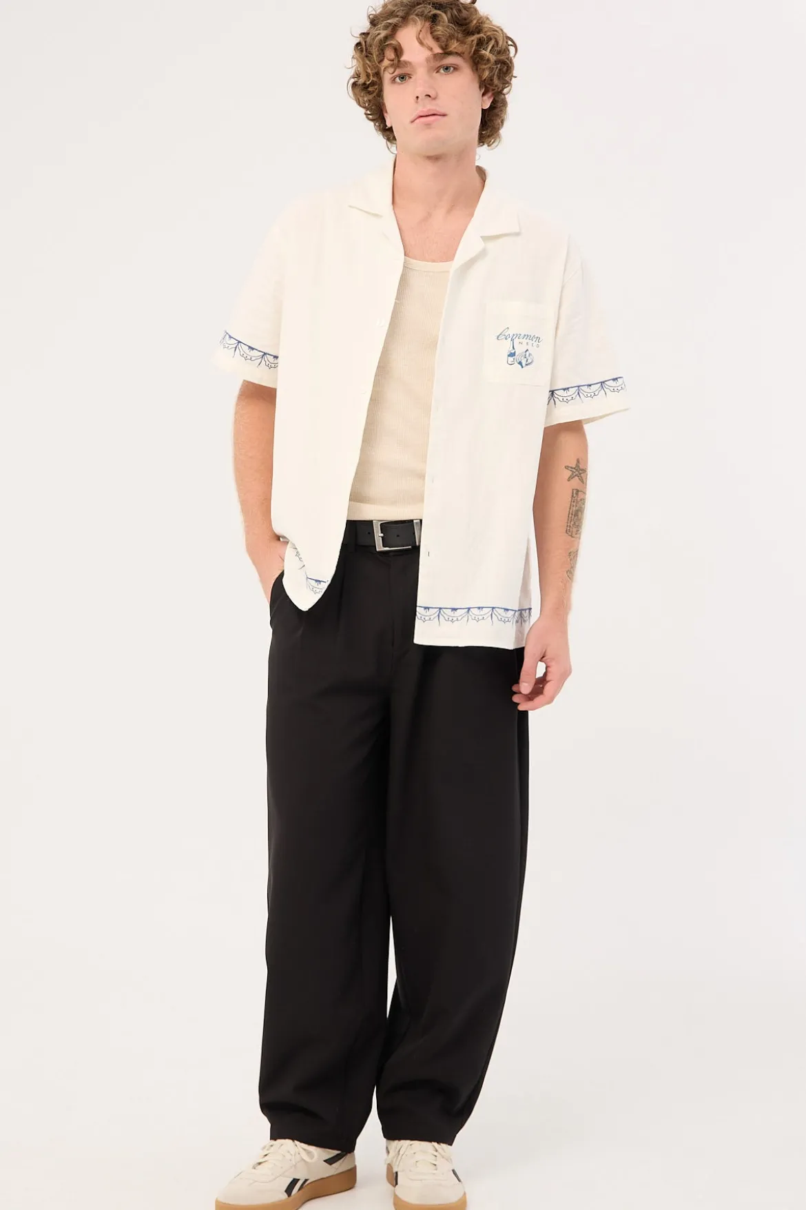 Gnocchi Resort Shirt White