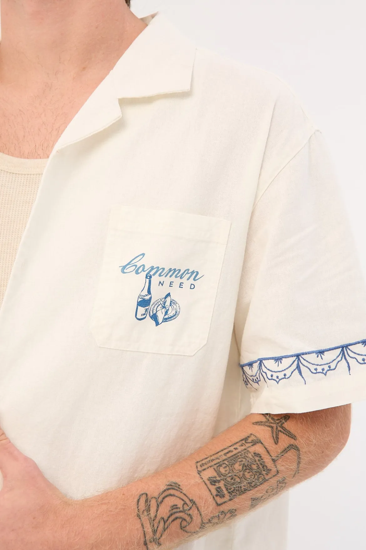 Gnocchi Resort Shirt White