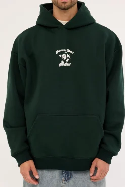 Golfing Boxy Hoodie Dark Green