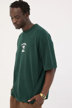 Golfing Brushed Easy Tee Dark Green