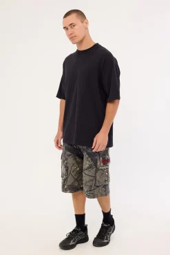 Gothic Cargo Shorts Alpine Camo