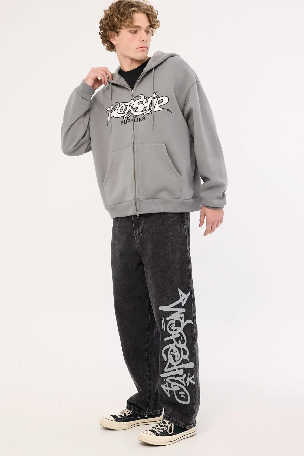 Graf Big Dawg Baggy Jean Black Rinse