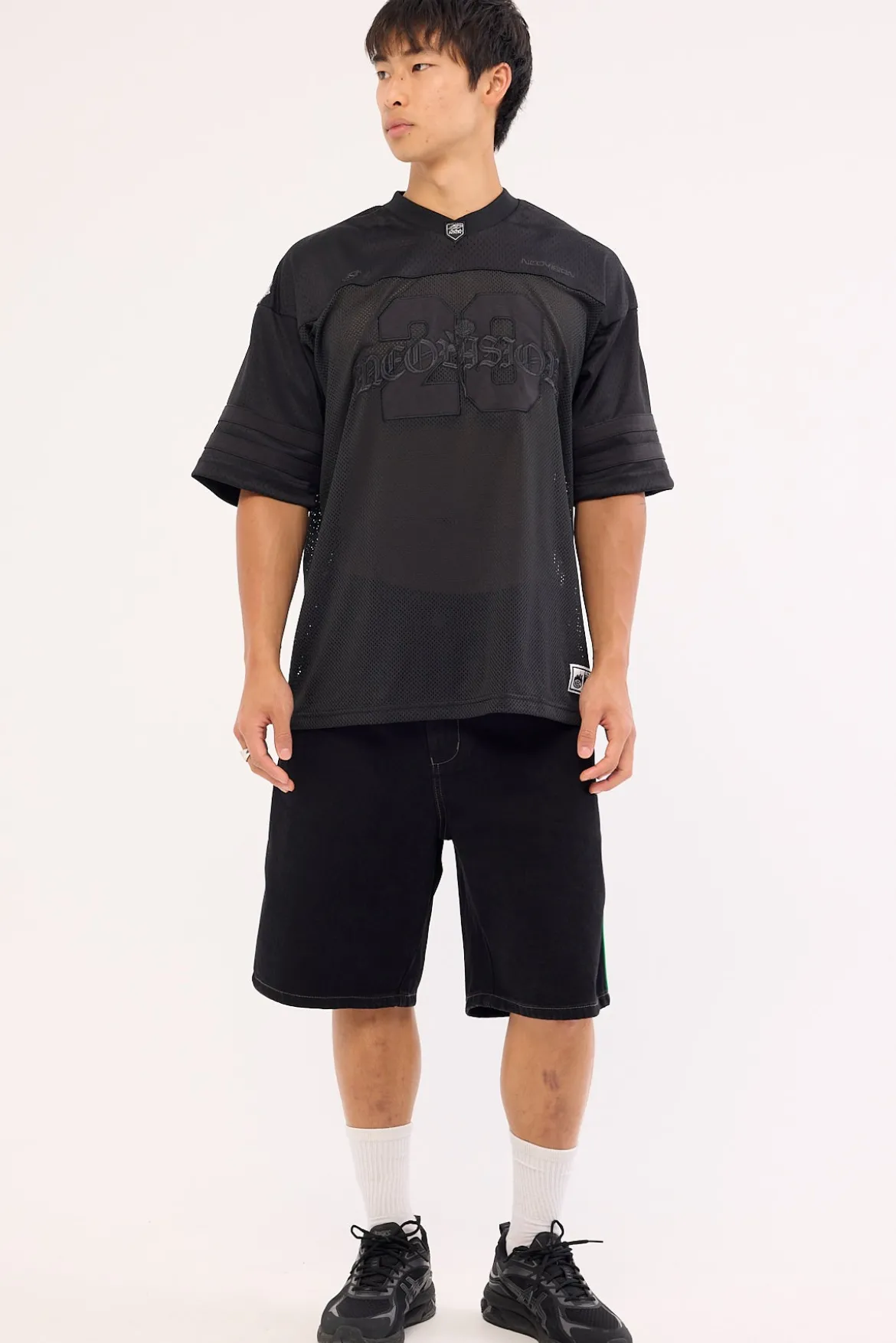 Grand Prix Big Dawg Jean Short Worship Black