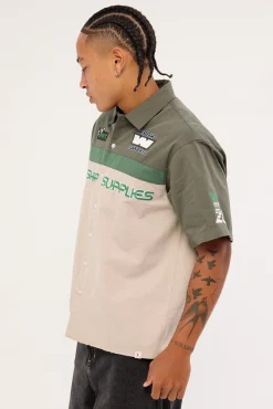 Grand Prix Short Sleeve Shirt Worn Black