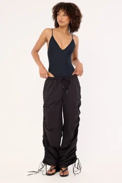 Grave Drawcord Cargo Pant Black