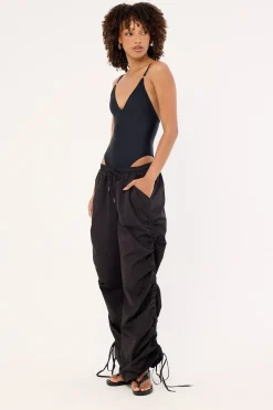Grave Drawcord Cargo Pant Black