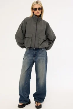 Gravex Nylon Spray Jacket Khaki Green