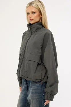 Gravex Nylon Spray Jacket Khaki Green