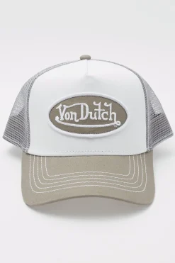 Grey & White Trucker White/Grey
