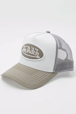 Grey & White Trucker White/Grey