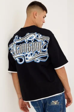 Grime Street Super Heavy Tee Black