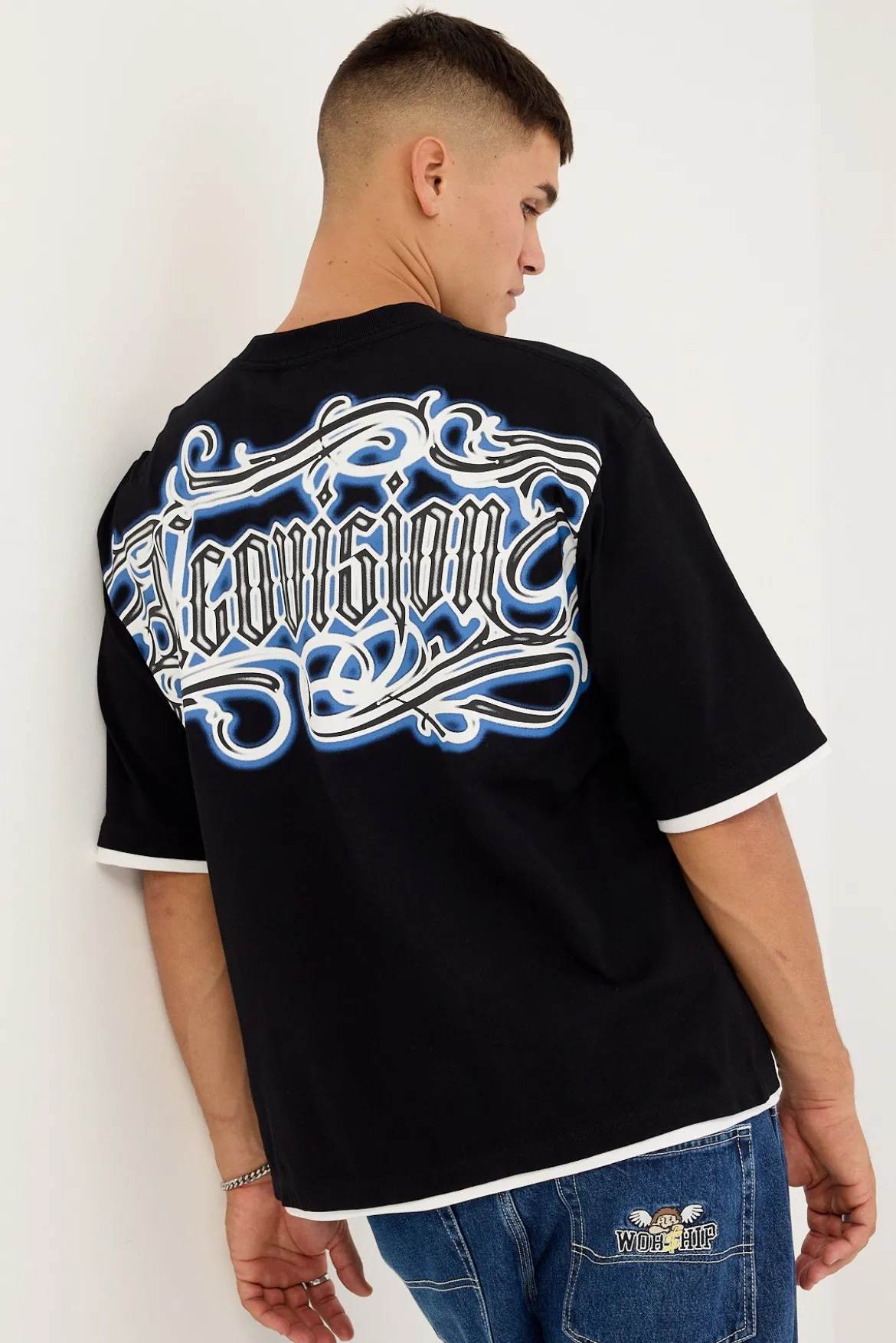 Grime Street Super Heavy Tee Black