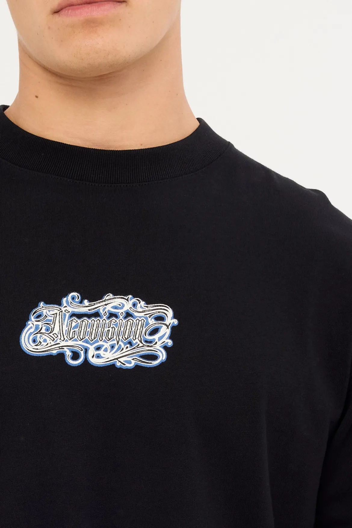 Grime Street Super Heavy Tee Black