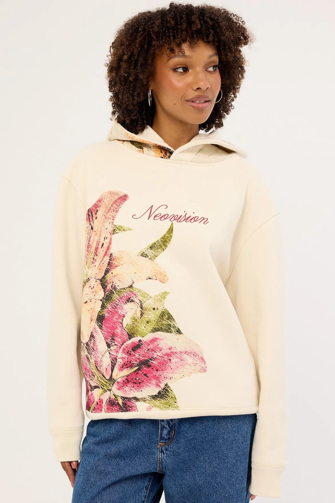 Grimrose Relaxed Hoodie Cream