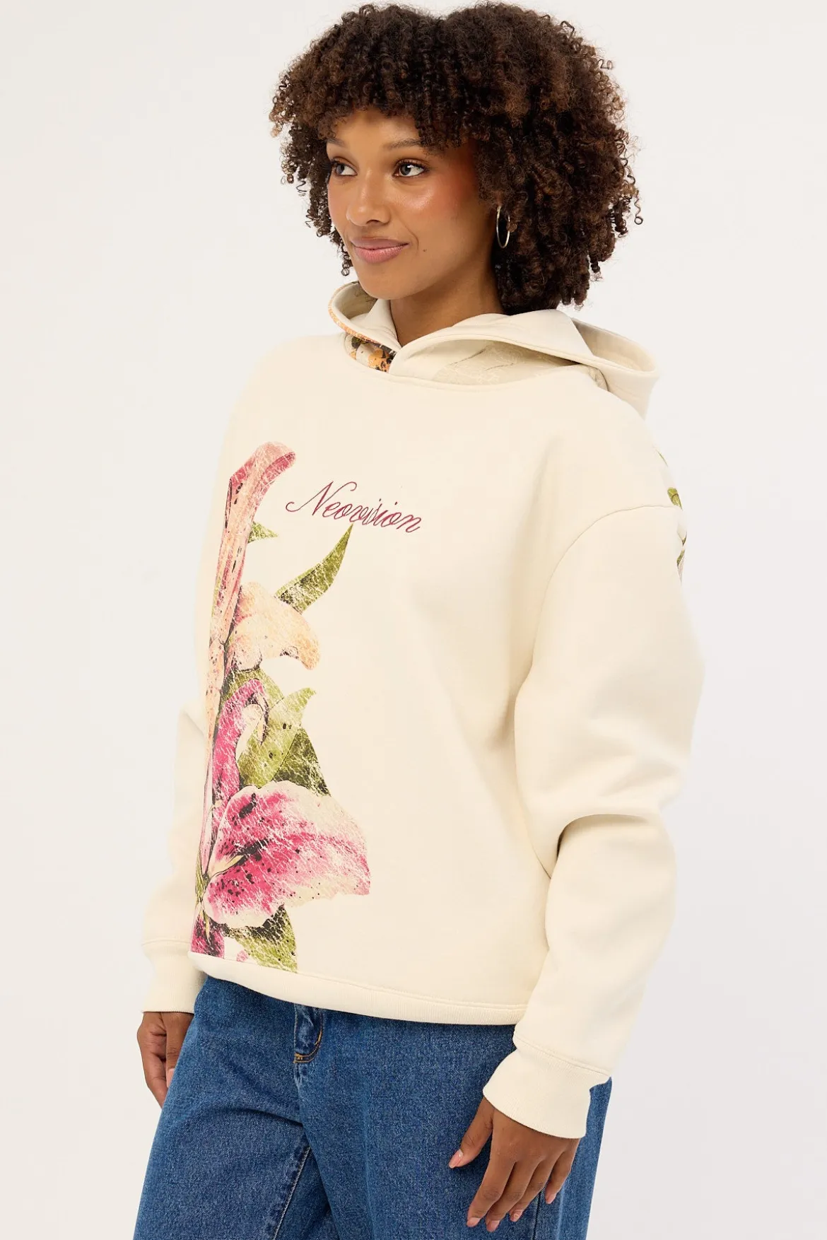 Grimrose Relaxed Hoodie Cream