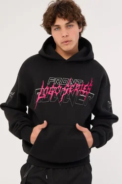 Grit Series Hoodie Black Flamingo