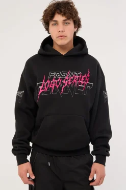 Grit Series Hoodie Black Flamingo