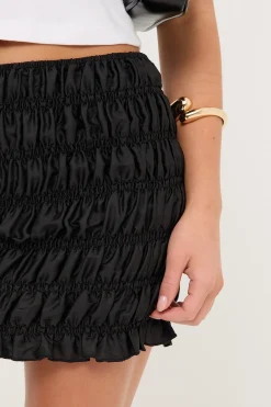 Guccio Mini Skirt Onyx