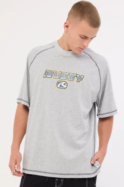 Guido Raglan Tee Grey Marle