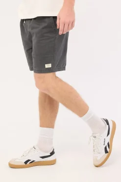 Habitat Elastic Waist Short Washed Steel