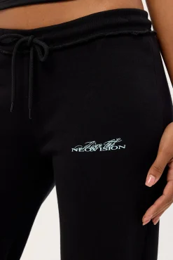 Hack Low Waisted Trackpant Black