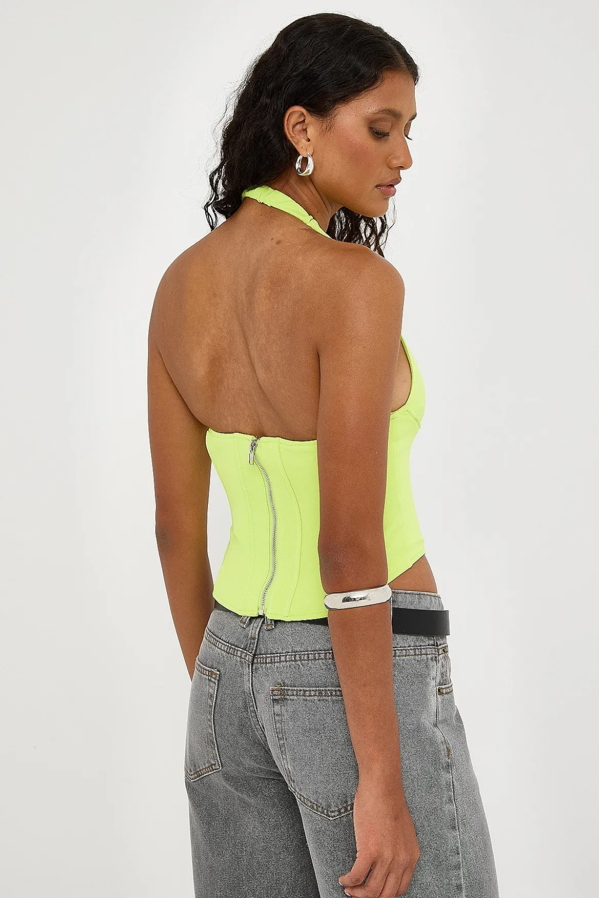 Hadley Corset Lime