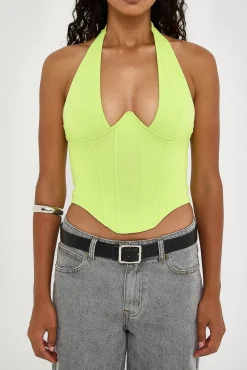 Hadley Corset Lime