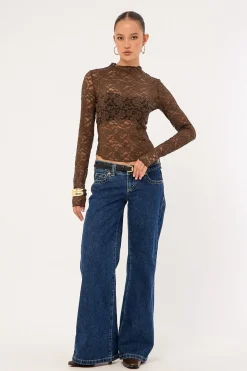 Hamptons Long Sleeve Chocolate