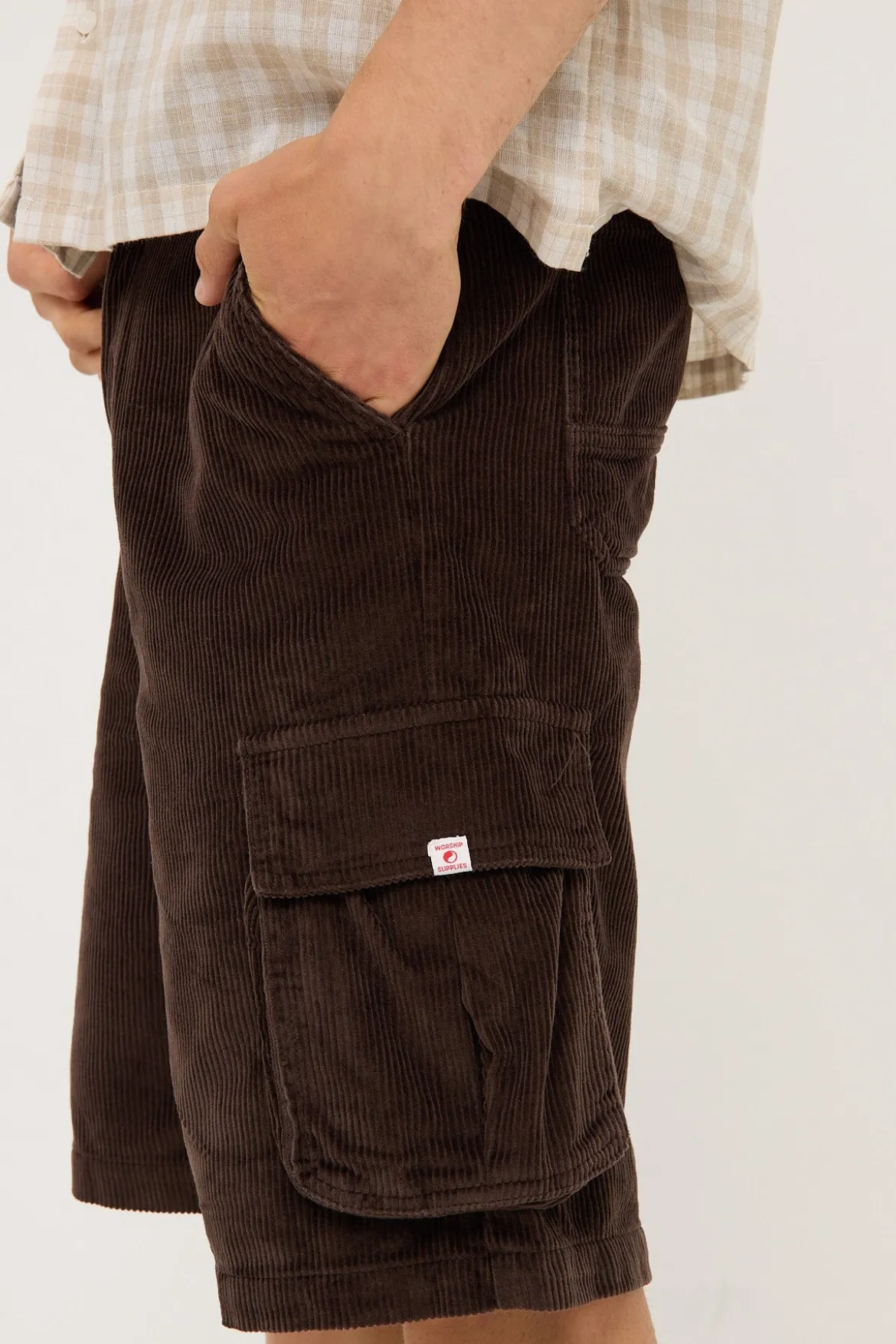 Hank Cargo Short Slater brown