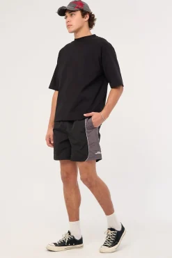Hatch Elastic Waist Short Black/Navy