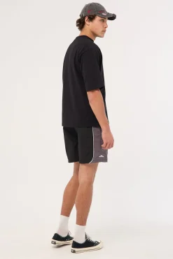 Hatch Elastic Waist Short Black/Navy