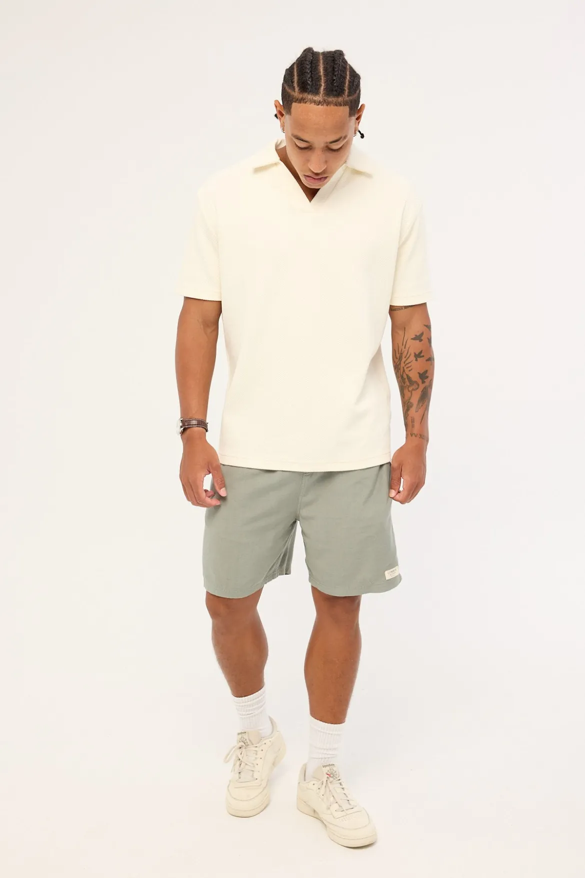 Haven Elastic Waist Short Sage