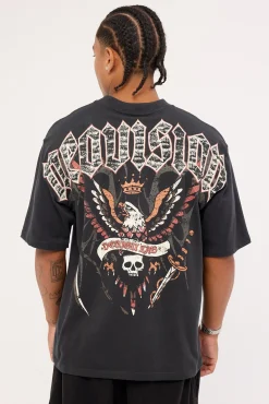 Hawk Street Super Heavy Tee Night Black