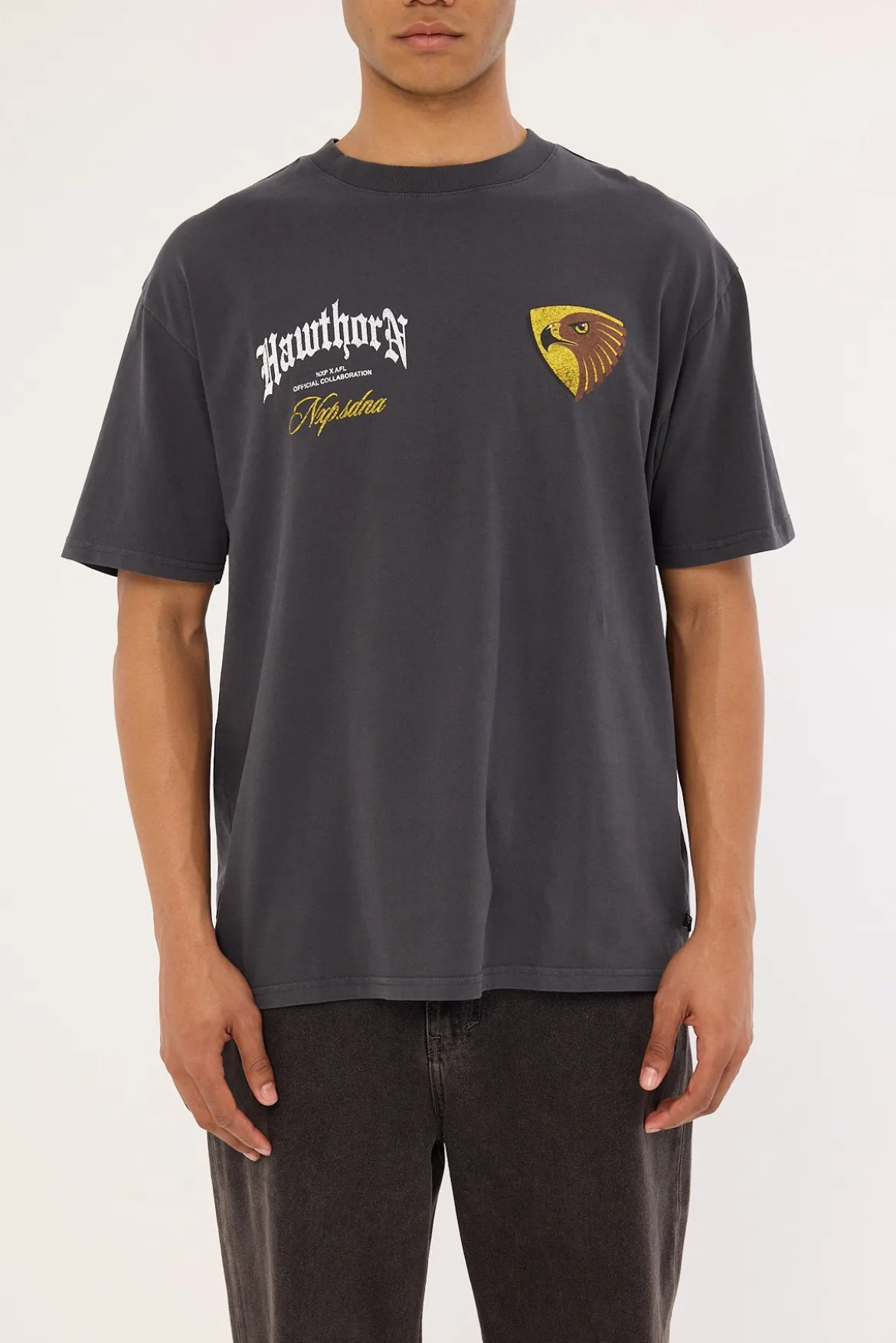 Hawthorn Vintage Goth Tee Pigment Asphalt